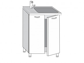 2.60.2мн Шкаф-стол на 600мм под накладную мойку с 2-мя дверцами в Верхнем Тагиле - verhnij-tagil.магазин96.com | фото