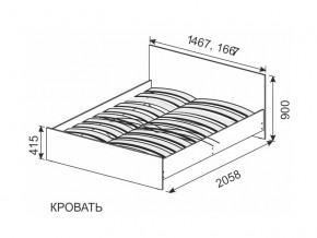 Кровать 1600х2000 ортопедическое основание в Верхнем Тагиле - verhnij-tagil.магазин96.com | фото