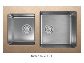 Мойка комбинированная Tolero twist TTS-840 Бежевый 101 в Верхнем Тагиле - verhnij-tagil.магазин96.com | фото