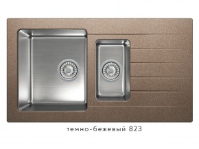 Мойка комбинированная Tolero twist TTS-890 Темно-бежевый 823 в Верхнем Тагиле - verhnij-tagil.магазин96.com | фото