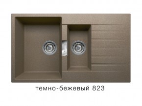 Мойка кварцевая Tolero Loft TL-860 Темно-бежевый 823 в Верхнем Тагиле - verhnij-tagil.магазин96.com | фото