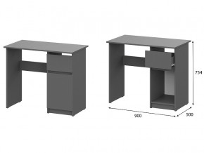 Стол письменный 900 Денвер Графит серый в Верхнем Тагиле - verhnij-tagil.магазин96.com | фото